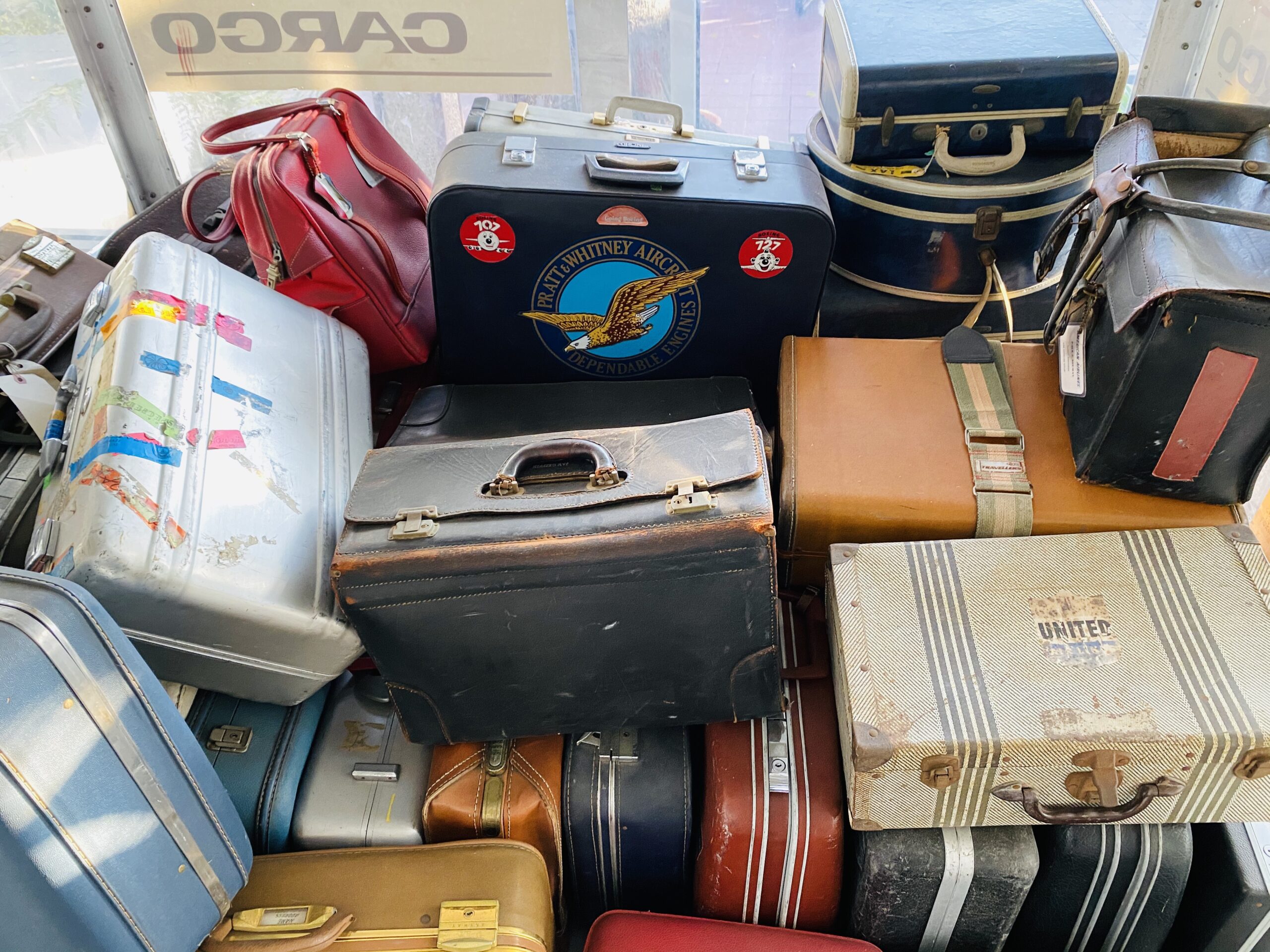 Put your bags in storage.