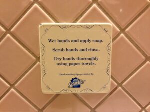 In case you forgot how to wash your hands.