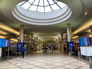 The craziest part of the adventure? An empty airport.