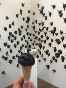 Ice cream upon ice cream upon ice cream.