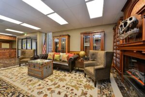 Not your typical hotel lobby.