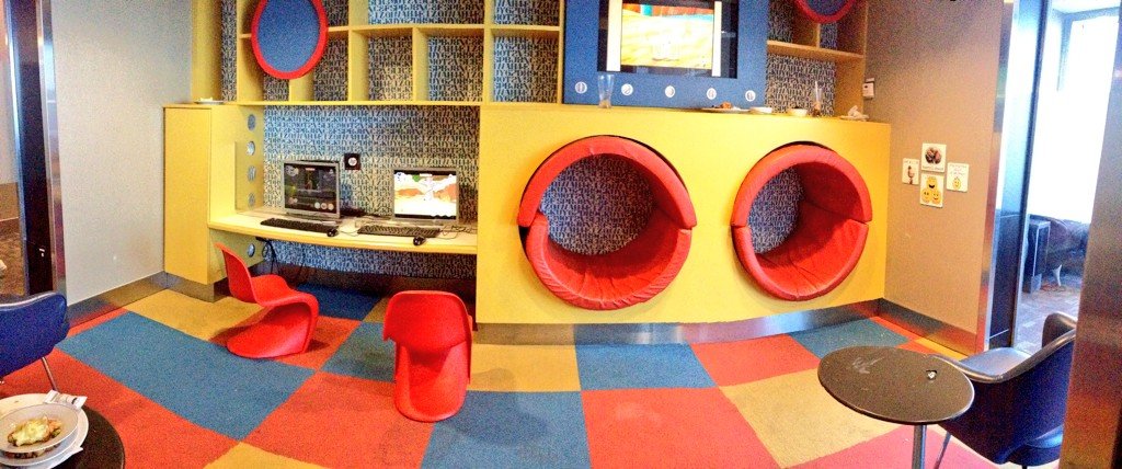 Sunglasses might be needed in here.